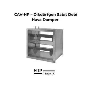 CAV-HP – Dikdörtgen Sabit Debi Hava Damperi