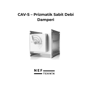 CAV-S – Prizmatik Sabit Debi Damperi