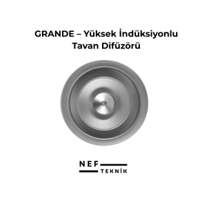 GRANDE – Yüksek İndüksiyonlu Tavan Difüzörü