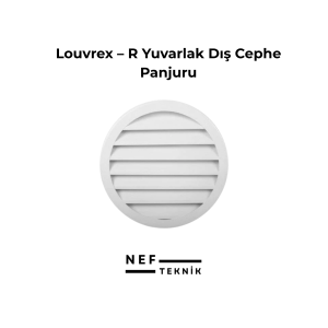 Louvrex – R Yuvarlak Dış Cephe Panjuru